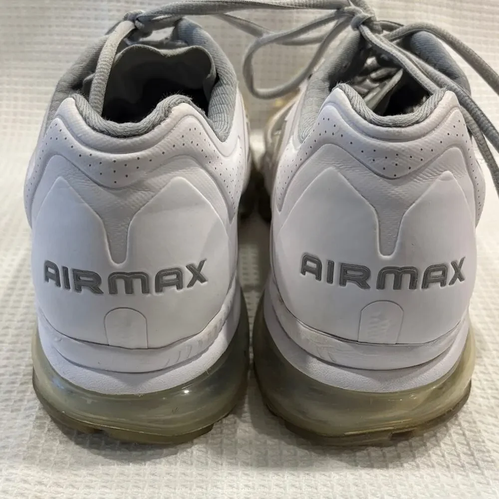 Nike Air Max 2014 Men's White Gray Running Shoes Sneakers Sz 13 428969-110 EUC